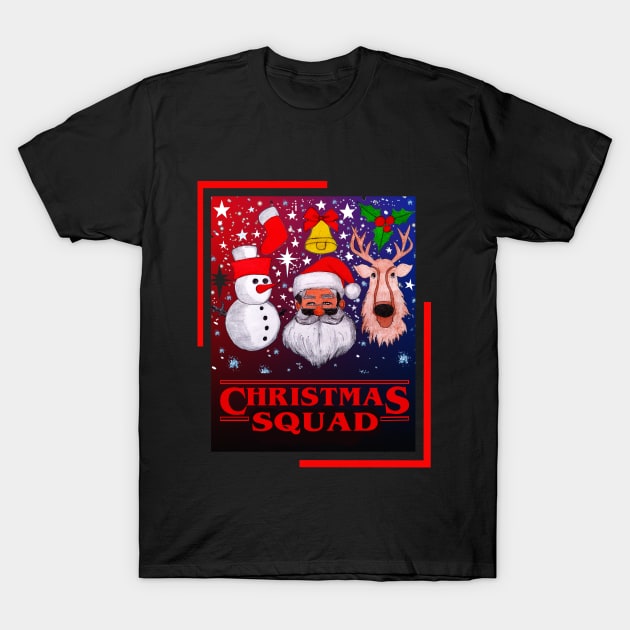 Christmas Squad Funny merry christmas 2022 T-Shirt by CartWord Design